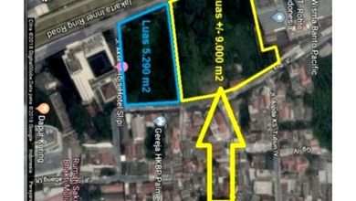 Tanah Elit Dijual di Palmerah, Jakarta Barat, Harga 613 Miliar