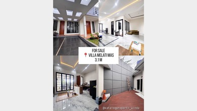 Kesempatan Eksklusif, rumah Mewah di Villa Melati Mas, Tangerang Selatan, LB 150m²