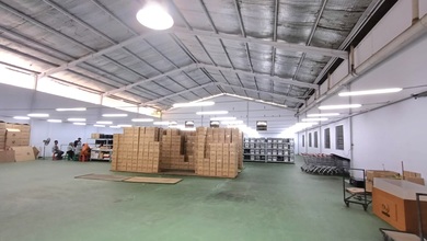 Dijual Pabrik dan Gudang Kapuk Kamal Jakarta Barat LT 5.060 Muat Container 40 feet