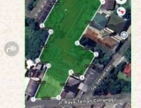 Dijual Tanah Eksklusif di Cimanggu, Bogor, LT 5535m²