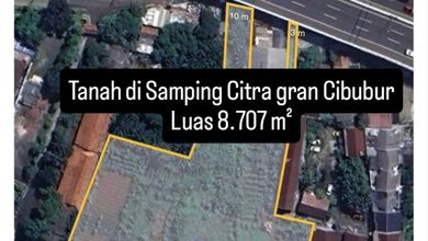 Kavling Prestisius Dijual di Cibubur, Bekasi, Harga 108 Miliar