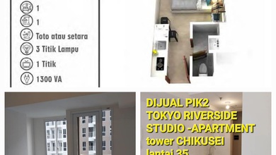 Jual Cepat Apartemen Murah di Tangerang, Tangerang, LT 21m²