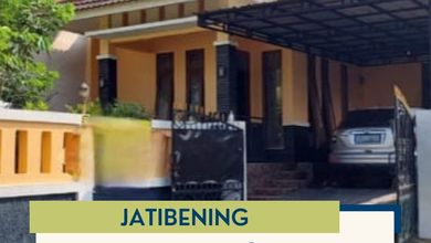 Rumah Siap Pakai di Area Jatibening, Bekasi, LT 215m²