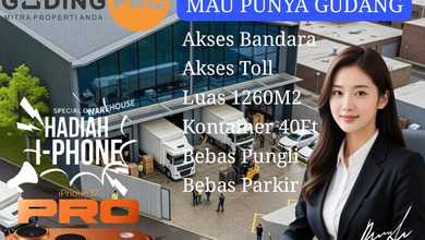 Cari .Lahan Gudang Strategis.luas 1260M2.di.jakarta