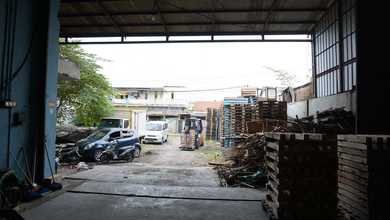 Gudang Pinggir Jalan Utama Lebar Jalan 6 M Di Setia Asih Kab Bekasi Dekat Harapan Indah