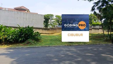 For Sale Tanah Eksklusif di Cibubur, Jakarta Timur, LT 448m²