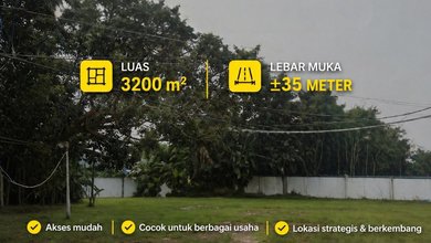 Tanah Kosong untuk Disewa di Bekasi, Harga 440 Juta