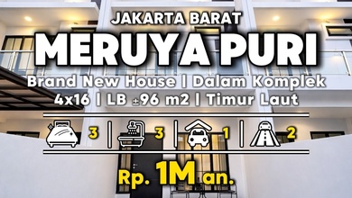 Promo Rumah di Meruya, Jakarta Barat, LB 96m², Harga 1,87 Miliar