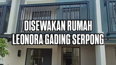 Rumah Sewa Nyaman Lokasi Gading Serpong, Tangerang, LB 144m²
