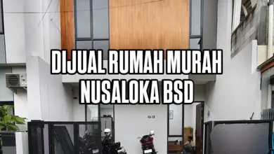 Properti Siap Huni di Kawasan BSD Nusaloka, Tangerang, LT 72m²