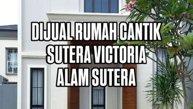 Hunian Elegan di Alam Sutera, Tangerang, 4 Kamar Tidur, LT 119m²