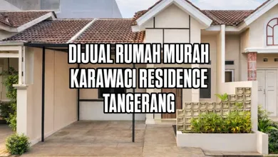 Kesempatan Rumah di Karawaci, Tangerang, LB 60m², Harga 880 Juta