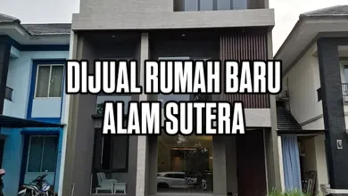 Dijual rumah Mewah di Alam Sutera, Tangerang - LT 160m²