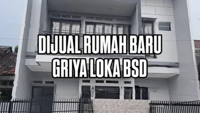 Rumah Elite di Kawasan BSD Griya Loka, Tangerang, LB 225m², Harga 3,4 Miliar