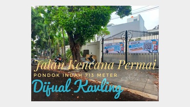 For Sale Tanah Premium di Pondok Indah, Jakarta Selatan, LT 700m²