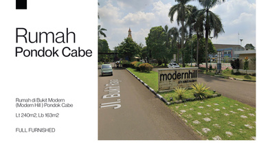 Penawaran Eksklusif, rumah Prestisius di Pondok Cabe, Tangerang, LB 163m²