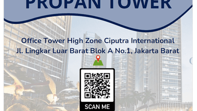 Sewa Office Space di Propan Tower High Zone Ciputra International