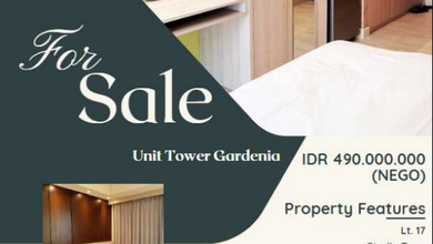 Kesempatan Apartemen Murah di BSD City, Tangerang, 1 KT