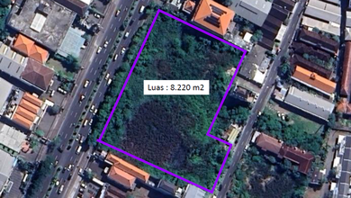 Disewakan Tanah Premium di Seminyak, Badung, LT 8220m²