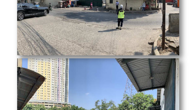 Gudang di Jl Pegangsaan Dua Km 3.5 Kelapa Gading Jakarta Utara.