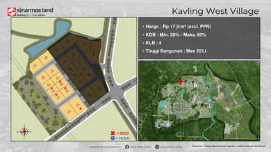 Dijual Kavling 1750 m2 Area Cluster Mewah BSD City