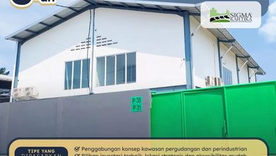 Gudang Multiguna Bebas Banjir di Sigma Kartika Gunung Sindur