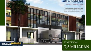 Gudang Multiguna Lokasi Terbaik Dekat Bandara, Aero Bizhub Pajang