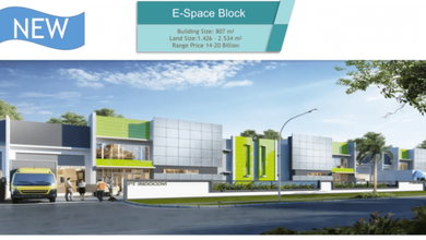 Gudang Terbaik E Space Block Jababeka Mudah Akses di Cikarang
