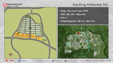 Tanah Elit Dijual di BSD City, Tangerang, Harga 83,4 Miliar