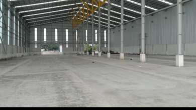 Gudang Siap Huni Ceiling Tinggi Di Kotabumi Tangerang