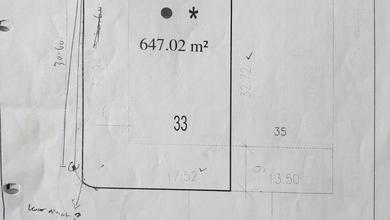 For Sale Tanah Premium di Summarecon Serpong, Tangerang, LT 647m²