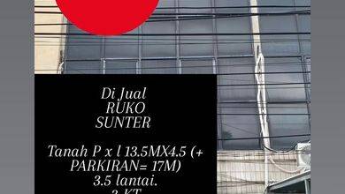 Dijual Ruko di Lokasi Premium Potensi Market Besar di Sunter Jakarta Utara Semi Furnished
