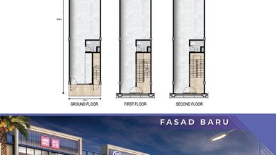 Disewakan Ruko Osaka Pik 2 4,5X20
