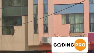 Ruko 3 Lantai Siap Huni Tengah Kota Dekat Bank Bri