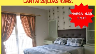 Disewa Apartemen Siap Tinggal 1 BR di Tanah Abang, Jakarta Pusat Lokasi Strategis