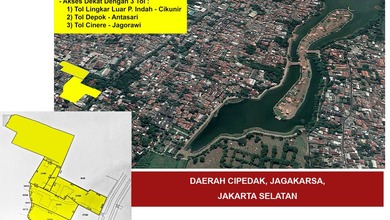 Dijual Tanah Eksklusif di Jagakarsa, Jakarta Selatan, LT 9965m²
