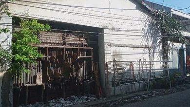 Dijual Bekas Gudang Lebak Permai Hitung Tanah 