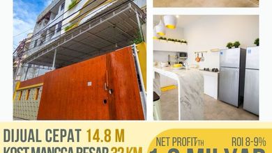 Kos Premium Mangga Besar Tinggal Masuk Okupansi Tinggi