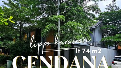 Rumah Sewa Nyaman Lokasi Lippo Karawaci, Tangerang, LB 50m²