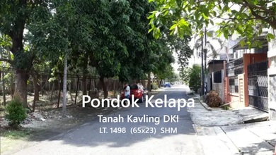 Dijual Tanah Premium di Pondok Kelapa, Jakarta Timur, LT 1498m²