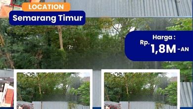 Jual Tanah Area Cluster Semarang Timur Pemandangan Danau dan Taman