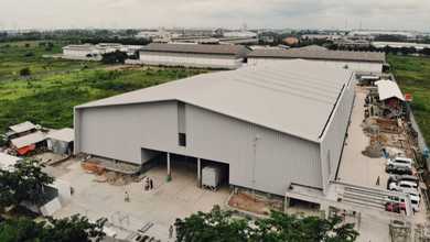 Dijual Tanah & Bangunan Ex Pabrik Di Kawasan Industri Cikande