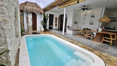 Villa Mediterranean At Ungasan, Full Furnish. 5 Minutes To Melasti Beach. 2 Bedrooms