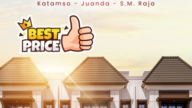 Villa 2 1/2 tingkat di Inti Kota Komplek Wellington Dekat sekolah WR Supratman