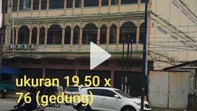 Tanah dan Bangunan Ruko 4 Lantai Siap Huni Pinggir Jalan Krakatau