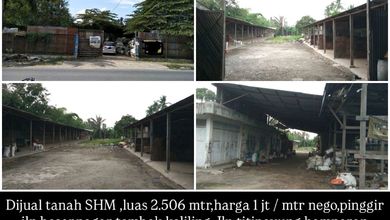 Dijual Tanah Premium di Hamparan Perak, Deli Serdang, LT 2506m²
