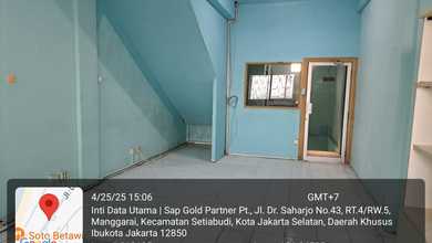 RUKAN (Ruko Kantor) 3 ½ Lantai di Jl. Dr. Saharjo - Jakarta Selatan