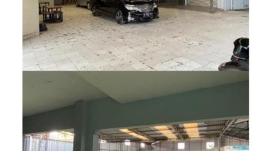 Ruang Usaha Body Repair Mobil 2 Lantai Lokasi Pinggir Jalan Utama di Bintara Kalimalang