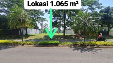 Dijual Tanah Eksklusif di Modernland, Tangerang, LT 1065m²