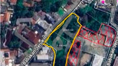 Tanah Komersial Elit Disewakan di Kawasan Pasteur, Harga 6,04 Triliun